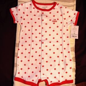 I Love Canada 6M Baby Onesie